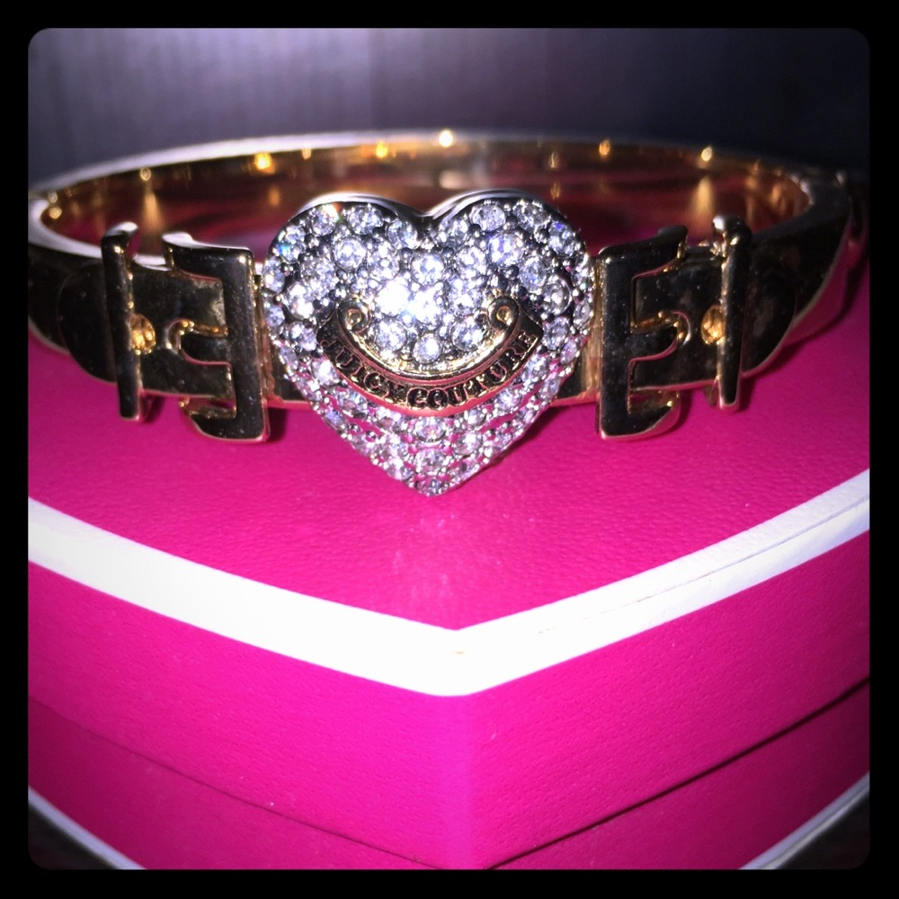 Juicy Couture gold color bracelet/ bangle